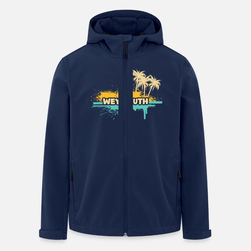Weymouth - Veste softshell homme en polyester recyclé Stanley/Stella - marine