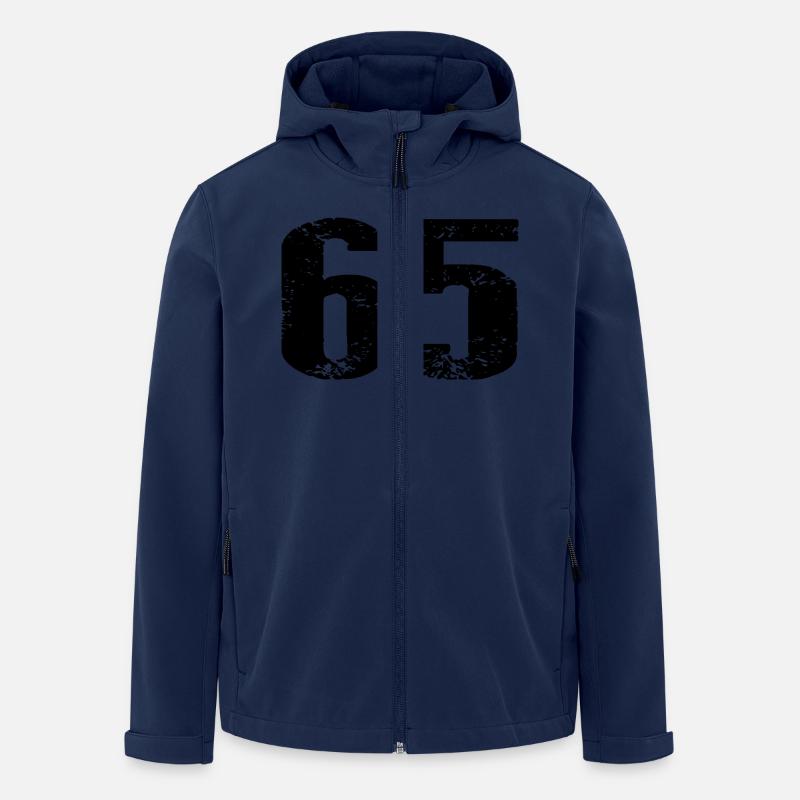 Maillot à 65 numéros - Veste softshell homme en polyester recyclé Stanley/Stella - marine