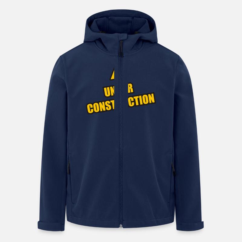 under construction - Recycelte Männer Softshell-Jacke von Stanley/Stella - Navy