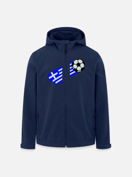 greece flag - Men’s Recycled Softshell Jacket by Stanley/Stella - navy