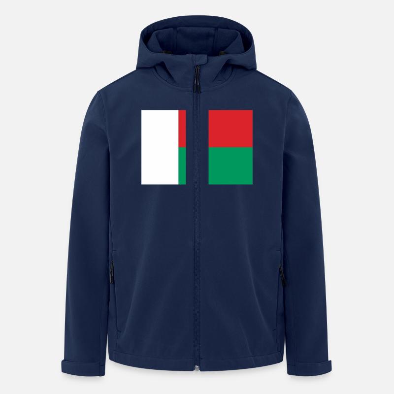 Madagaskar - Recycelte Männer Softshell-Jacke von Stanley/Stella - Navy