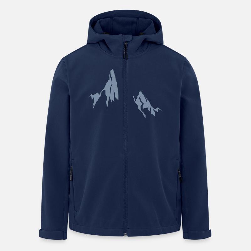 cerrotorre 3 - Recycelte Männer Softshell-Jacke von Stanley/Stella - Navy