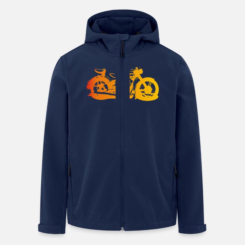 Touren AWO 2Sitzer - Recycelte Männer Softshell-Jacke von Stanley/Stella - Navy