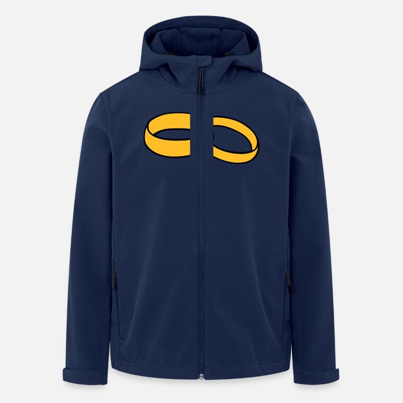 Trauringe - Recycelte Männer Softshell-Jacke von Stanley/Stella - Navy
