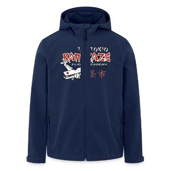 Les kamikazes - Veste softshell homme en polyester recyclé Stanley/Stella - marine - Devant - AI Model Male 185 light (185cm)