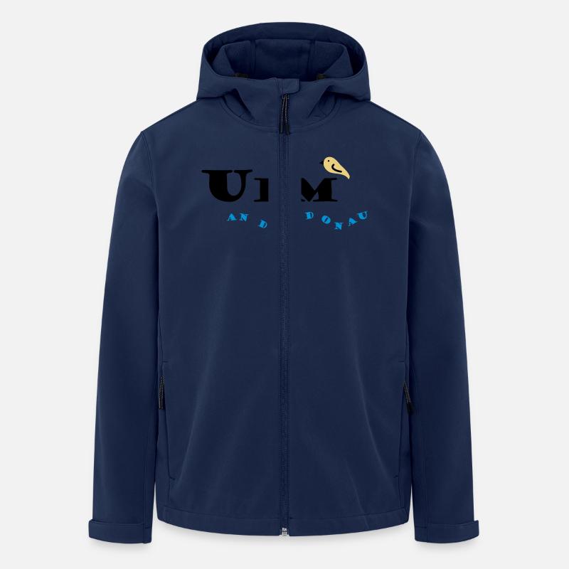 Ulm - Recycelte Männer Softshell-Jacke von Stanley/Stella - Navy