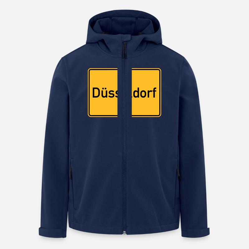 Düsseldorf - Recycelte Männer Softshell-Jacke von Stanley/Stella - Navy