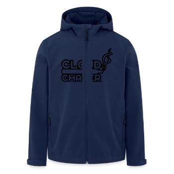 Cloudchaser - Recycelte Männer Softshell-Jacke von Stanley/Stella - Navy - Vorne - AI Model Male 185 light (185cm)