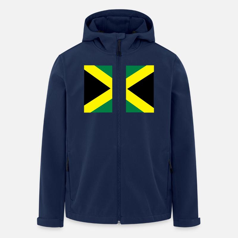 Jamaika - Recycelte Männer Softshell-Jacke von Stanley/Stella - Navy