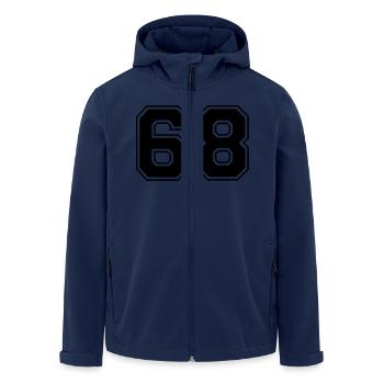 68 - Veste softshell homme en polyester recyclé Stanley/Stella - marine - Devant - AI Model Male 185 light (185cm)