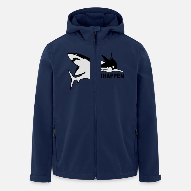 haihappen - Recycelte Männer Softshell-Jacke von Stanley/Stella - Navy
