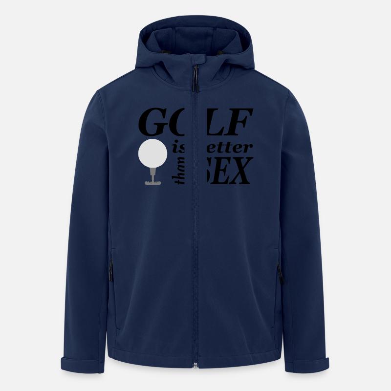 golf - Recycelte Männer Softshell-Jacke von Stanley/Stella - Navy
