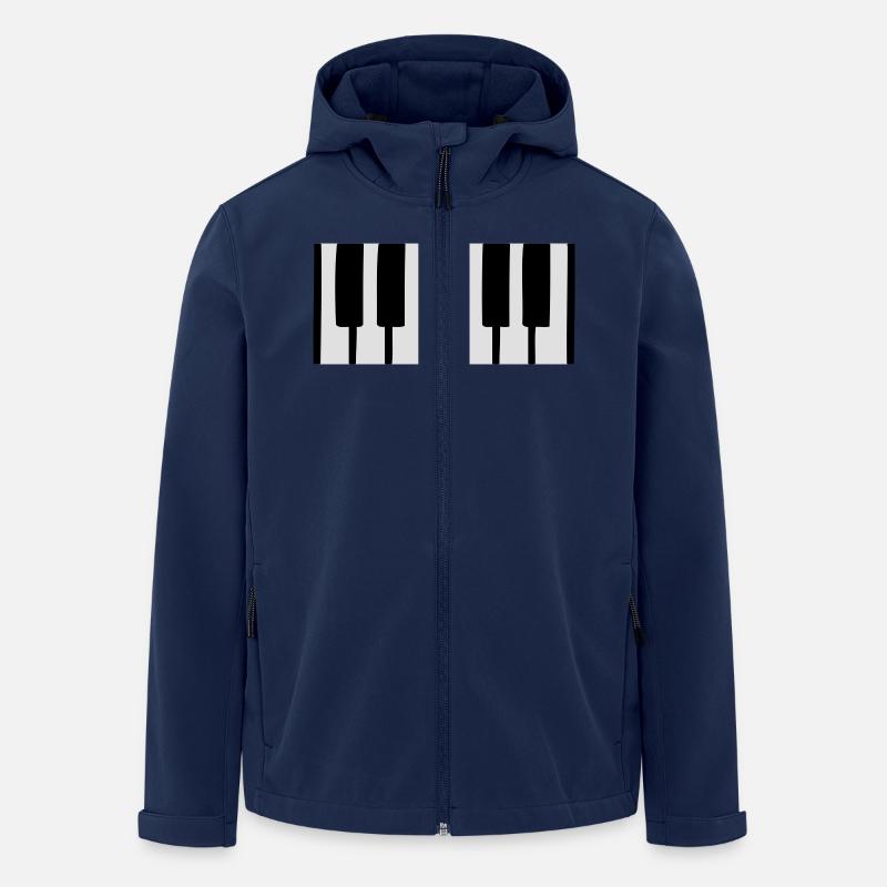 piano - Recycelte Männer Softshell-Jacke von Stanley/Stella - Navy