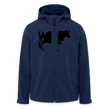Vache - Veste softshell homme en polyester recyclé Stanley/Stella - marine - Devant - AI Model Male 185 light (185cm)