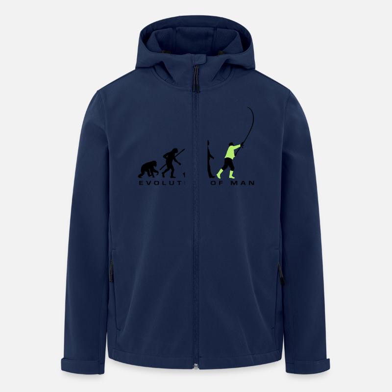 evolution_angler_042013_a_2c - Veste softshell homme en polyester recyclé Stanley/Stella - marine