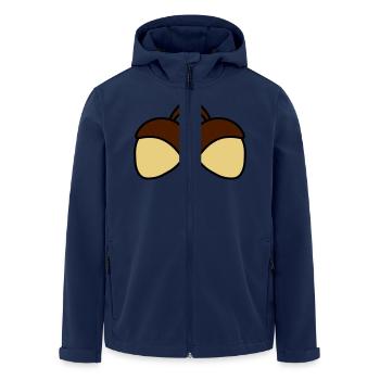 Nuts - Recycelte Männer Softshell-Jacke von Stanley/Stella - Navy - Vorne - AI Model Male 185 light (185cm)