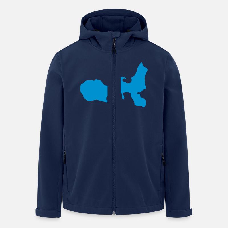 Elba - Men’s Recycled Softshell Jacket by Stanley/Stella - navy