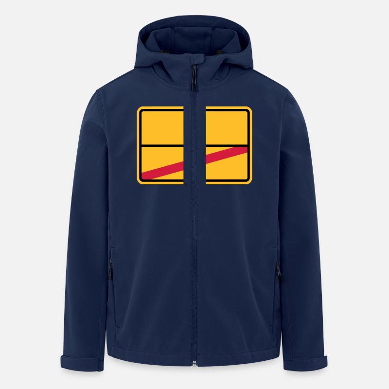 Ortsschild - Recycelte Männer Softshell-Jacke von Stanley/Stella - Navy