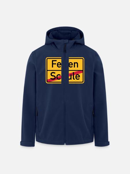 Ferien - Recycelte Männer Softshell-Jacke von Stanley/Stella - Navy