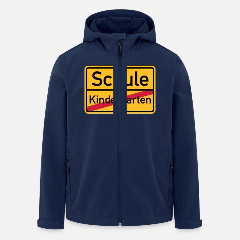 Schule - Recycelte Männer Softshell-Jacke von Stanley/Stella - Navy