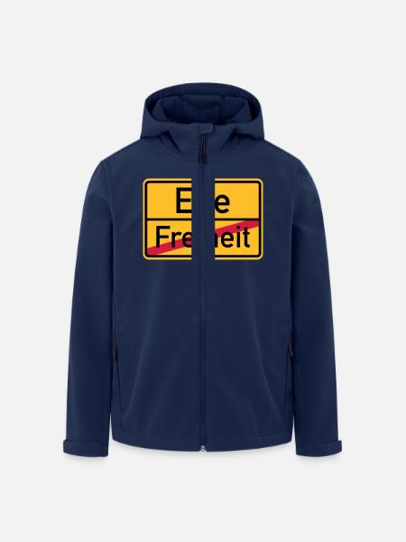 Ehe - Recycelte Männer Softshell-Jacke von Stanley/Stella - Navy