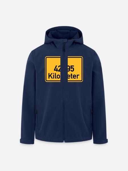 Marathon - Recycelte Männer Softshell-Jacke von Stanley/Stella - Navy