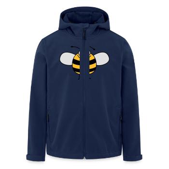 Funny Sweet Baby Bee / Bumble - Men’s Recycled Softshell Jacket by Stanley/Stella - navy - Front - AI Model Male 185 light (185cm)