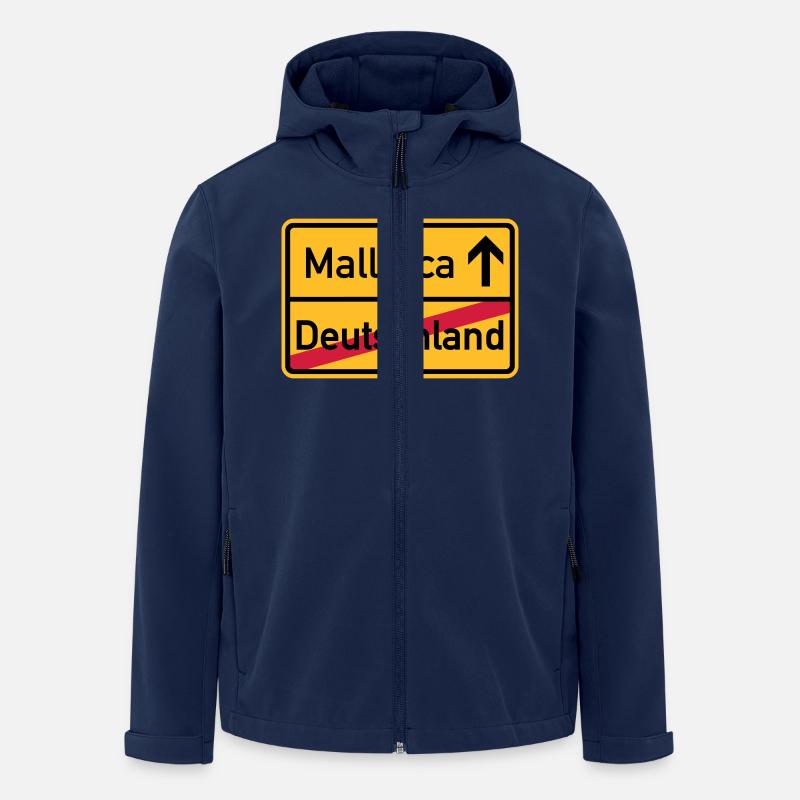 Mallorca - Recycelte Männer Softshell-Jacke von Stanley/Stella - Navy
