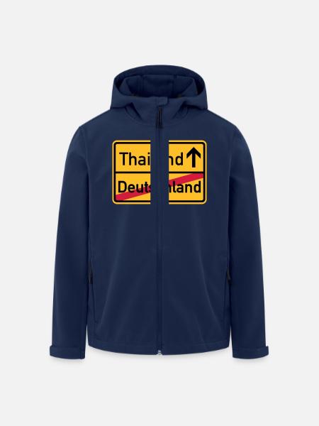 Thailand - Recycelte Männer Softshell-Jacke von Stanley/Stella - Navy