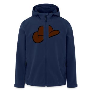 chapeau de cowboy - Veste softshell homme en polyester recyclé Stanley/Stella - marine - Devant - AI Model Male 185 light (185cm)