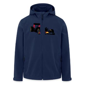 Formela One Racing - Veste softshell homme en polyester recyclé Stanley/Stella - marine - Devant - AI Model Male 185 light (185cm)