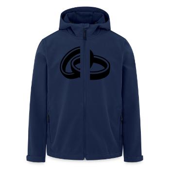 Ringe - Recycelte Männer Softshell-Jacke von Stanley/Stella - Navy - Vorne - AI Model Male 185 light (185cm)