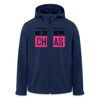 nie ohne meine chicas - Recycelte Männer Softshell-Jacke von Stanley/Stella - Navy - Vorne - AI Model Male 185 light (185cm)