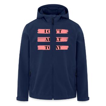 I CAN'T ADULT TODAY - Recycelte Männer Softshell-Jacke von Stanley/Stella - Navy - Vorne - AI Model Male 185 light (185cm)
