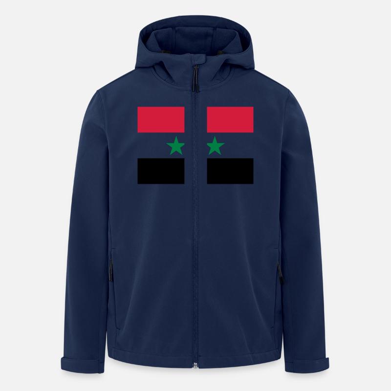 Syrien-Flagge / Drapeau Syrie - Recycelte Männer Softshell-Jacke von Stanley/Stella - Navy