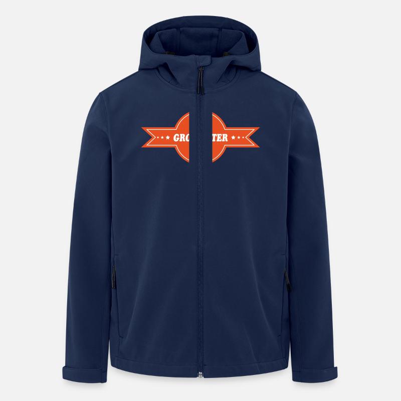 Großvater - Recycelte Männer Softshell-Jacke von Stanley/Stella - Navy