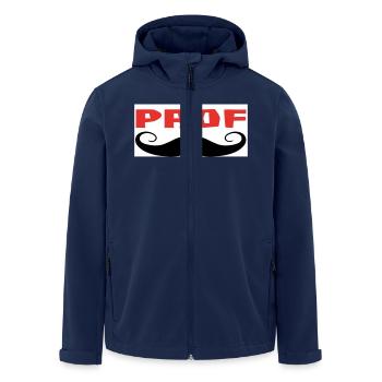 PROF - Veste softshell homme en polyester recyclé Stanley/Stella - marine - Devant - AI Model Male 185 light (185cm)