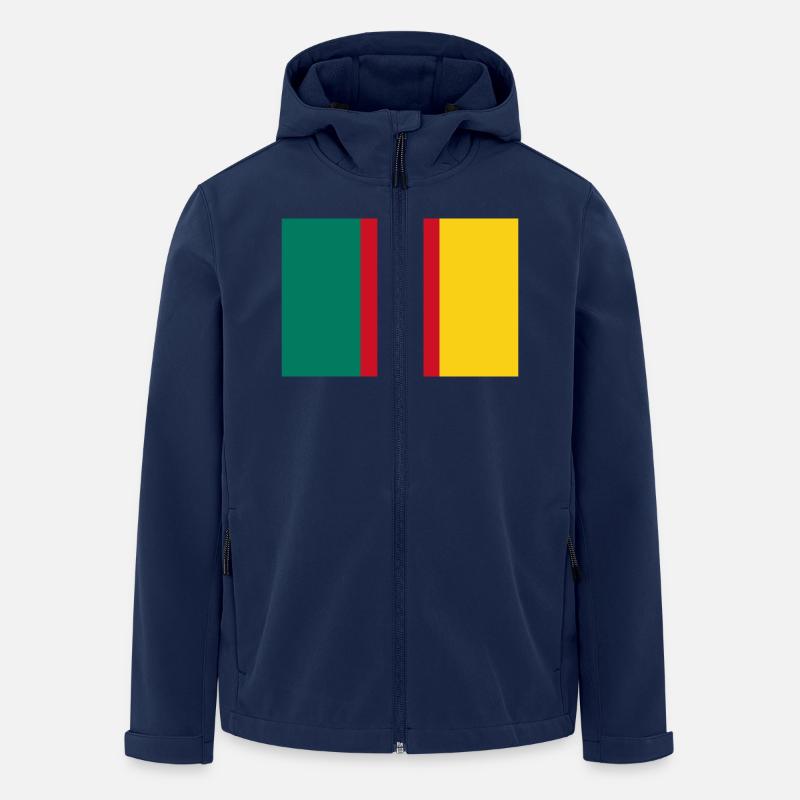 Kamerun - Recycelte Männer Softshell-Jacke von Stanley/Stella - Navy