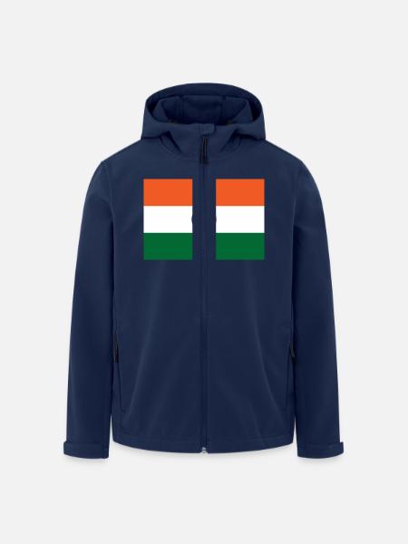 India - Men’s Recycled Softshell Jacket by Stanley/Stella - navy