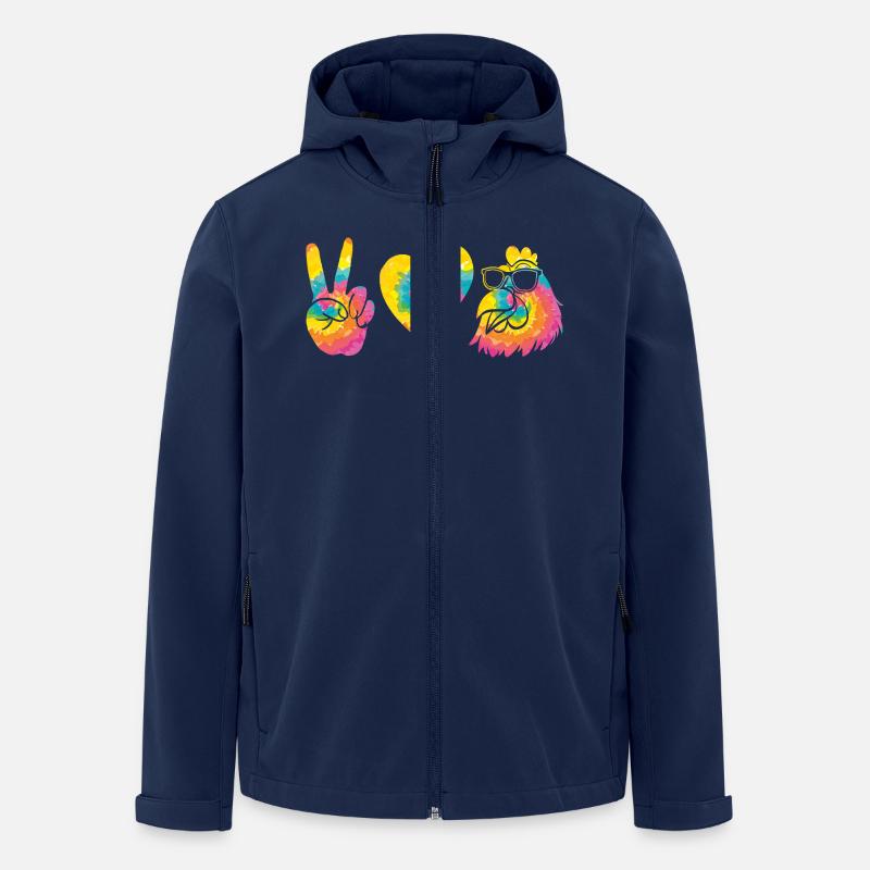 Poules Poule - Veste softshell homme en polyester recyclé Stanley/Stella - marine