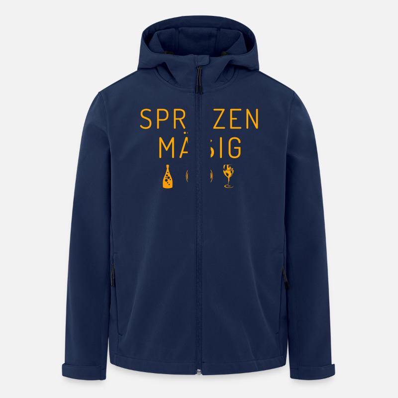 Splash Moderate (it) Aperölchen Drink - Men’s Recycled Softshell Jacket by Stanley/Stella - navy