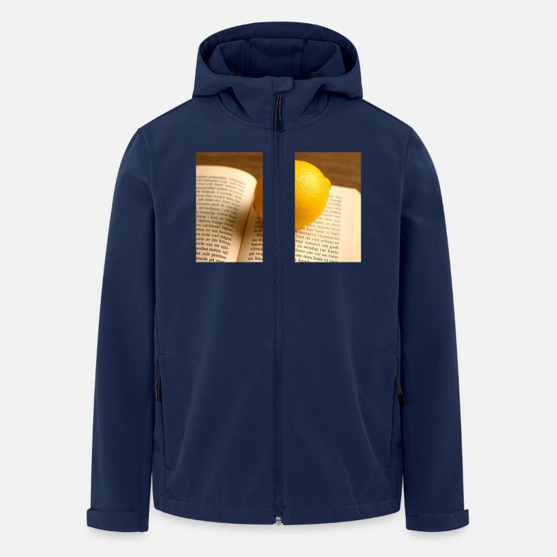 Buche und Zitrone - Recycelte Männer Softshell-Jacke von Stanley/Stella - Navy