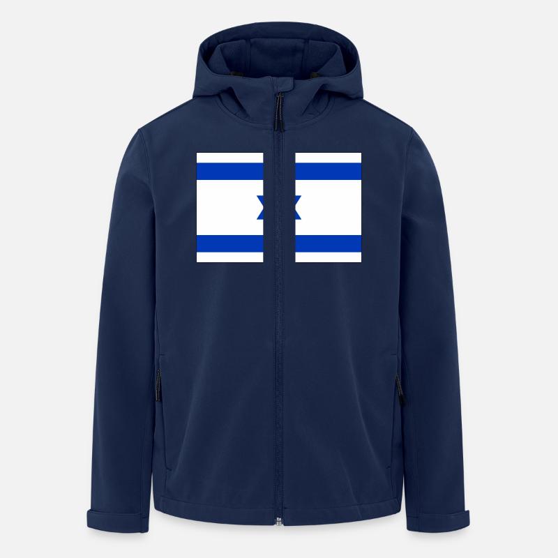 Israel Flagge - Recycelte Männer Softshell-Jacke von Stanley/Stella - Navy