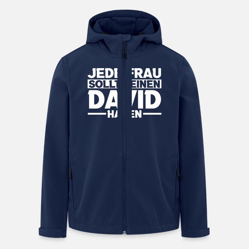 David - Veste softshell homme en polyester recyclé Stanley/Stella - marine
