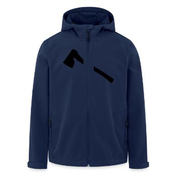 AXT - Recycelte Männer Softshell-Jacke von Stanley/Stella - Navy - Vorne - AI Model Male 185 light (185cm)