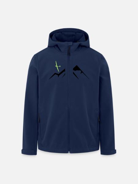 Mountain Soaring - Recycelte Männer Softshell-Jacke von Stanley/Stella - Navy