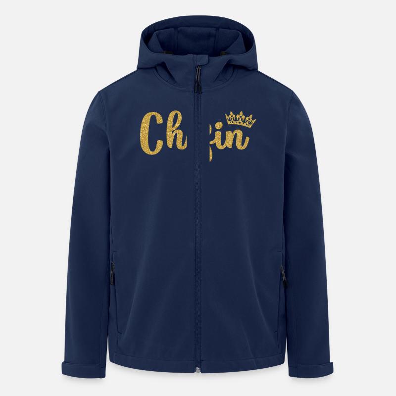 Chefin - Recycelte Männer Softshell-Jacke von Stanley/Stella - Navy