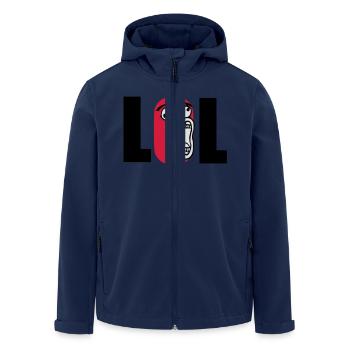 lol - Recycelte Männer Softshell-Jacke von Stanley/Stella - Navy - Vorne - AI Model Male 185 light (185cm)