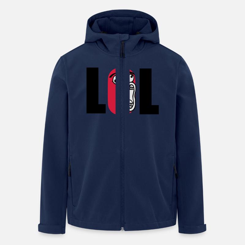 lol - Recycelte Männer Softshell-Jacke von Stanley/Stella - Navy
