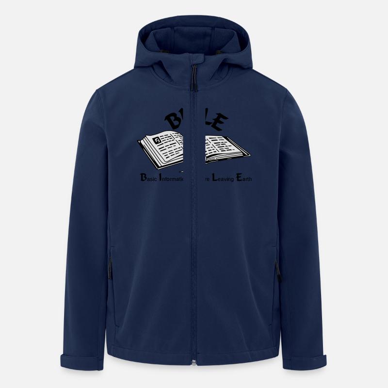 Bibel - Recycelte Männer Softshell-Jacke von Stanley/Stella - Navy